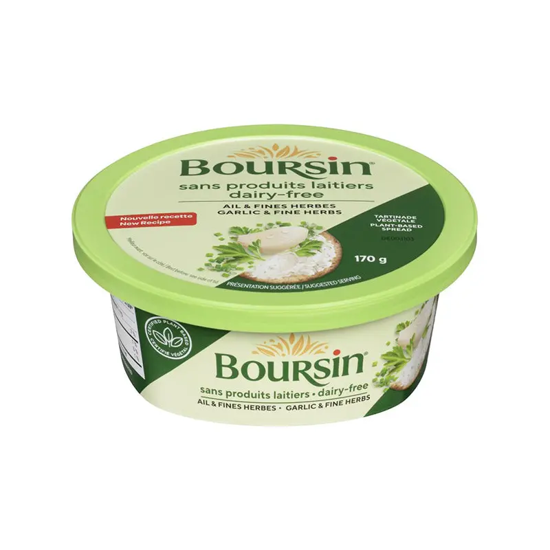BOURSIN - DAIRY FREE GARLIC AND HERBS SPREAD 170GR