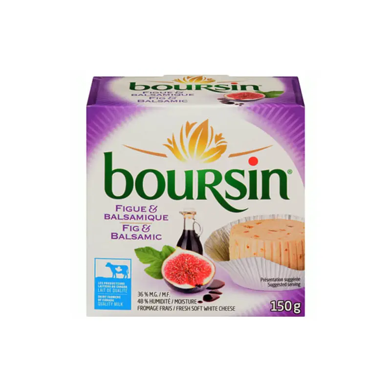 BOURSIN - FIG AND BALSAMIC 150GR