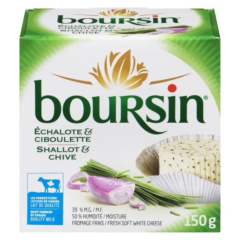 BOURSIN - SHALLOT AND CHIVES 150GR