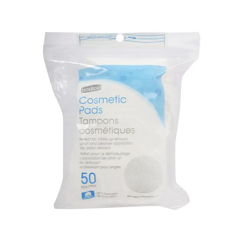 BODICO - LARGE QUILTED COSMETIC PADS 50PCS 1EA