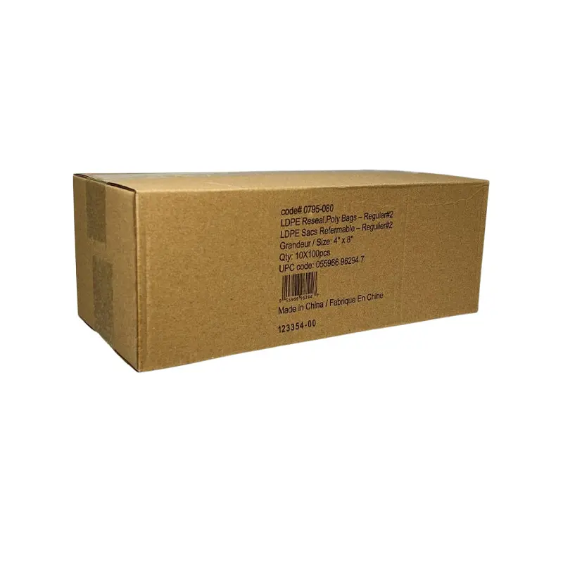 ZIPLOC - 4"X8" BAGS (2MIL) 1000EA