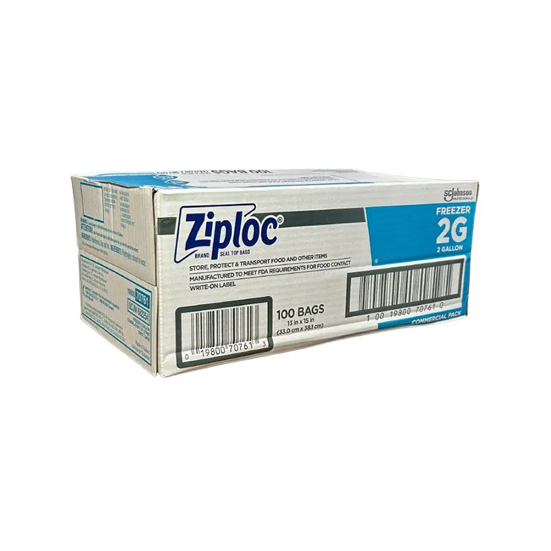 ZIPLOC - FREEZER BAGS 2 GALLON 100EA