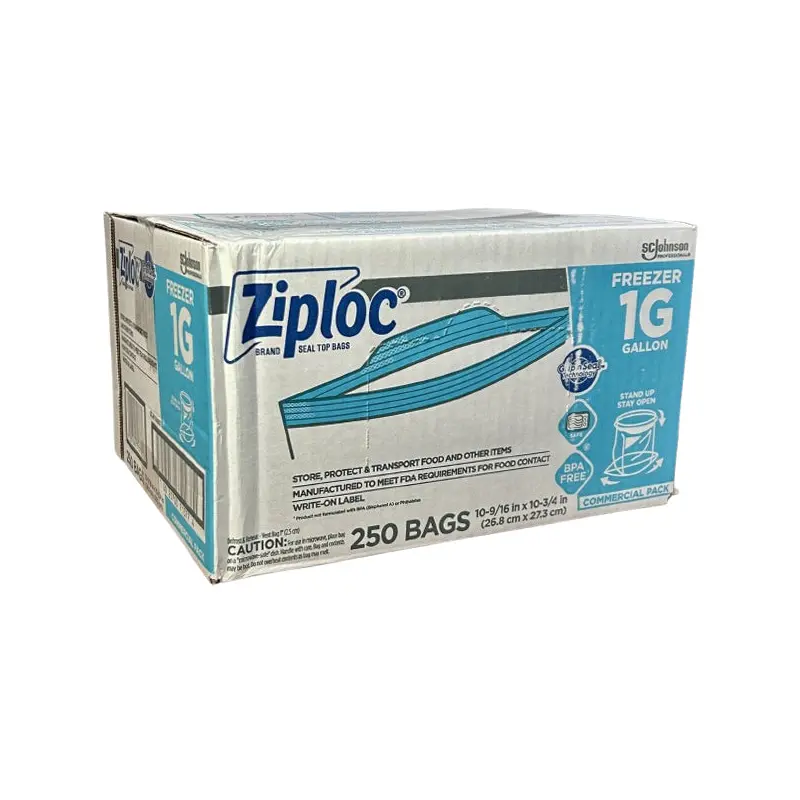 ZIPLOC - FREEZER BAGS GALLON 250EA