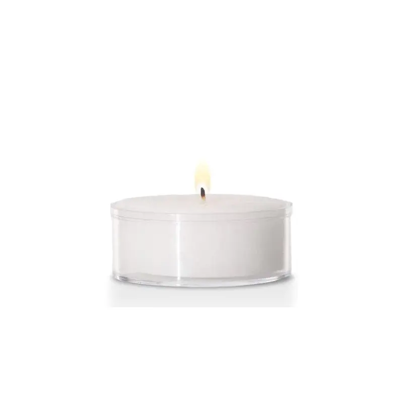 YUMMI - 4HR CLEAR CUP TEALIGHT CANDLES 50EA