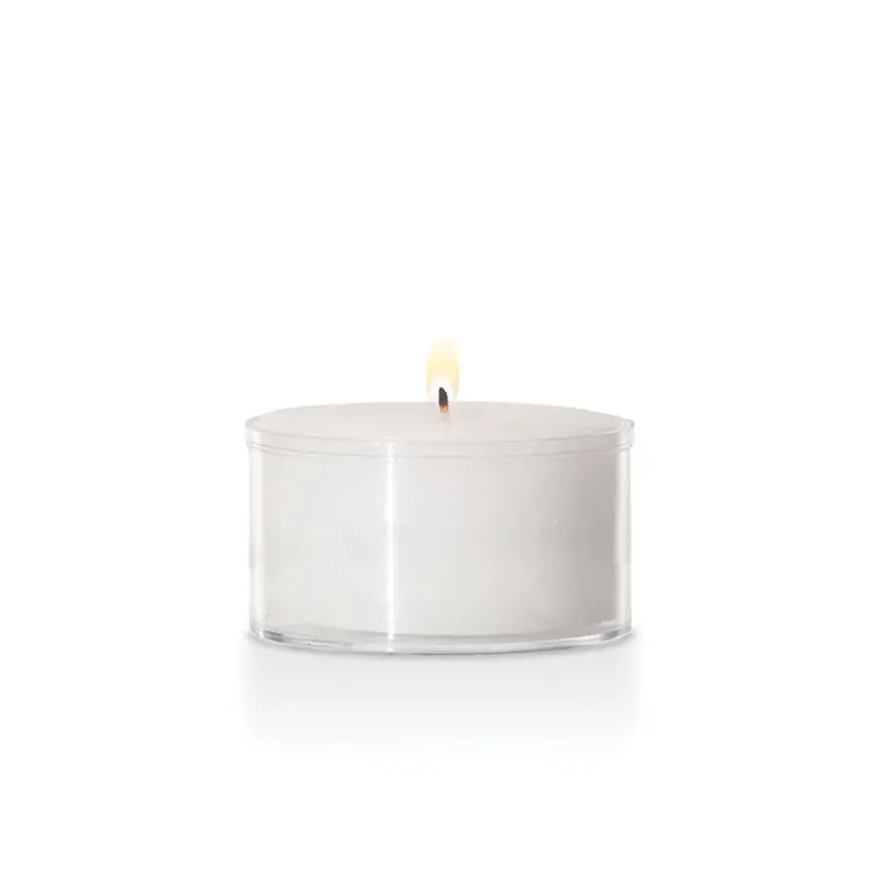 YUMMI - 8HR CLEAR CUP TEALIGHT CANDLES 50EA