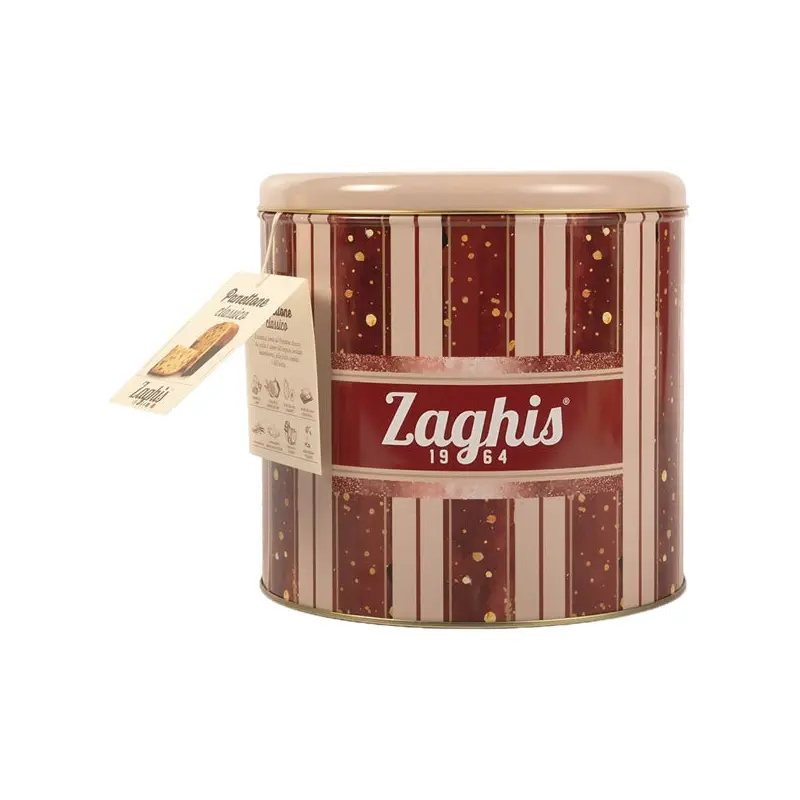ZAGHIS - PANETTONE TRADITIONALE SCATOLA IN TIN 750GR