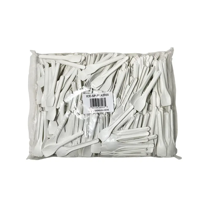 YESECO - ICE CREAM/GELATO COMPOSTABLE SPOON 500 PC