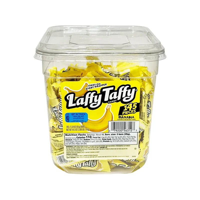 WONKA - LAFFY TAFFY TUB BANANA 145EA