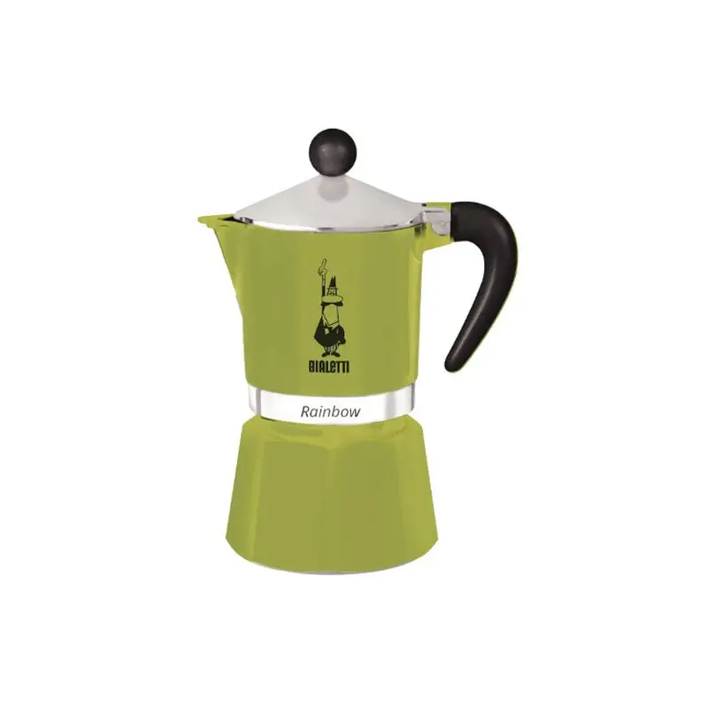 BIALETTI - RAINBOW GREEN ESPRESSO MAKER 3CUP 1 UN