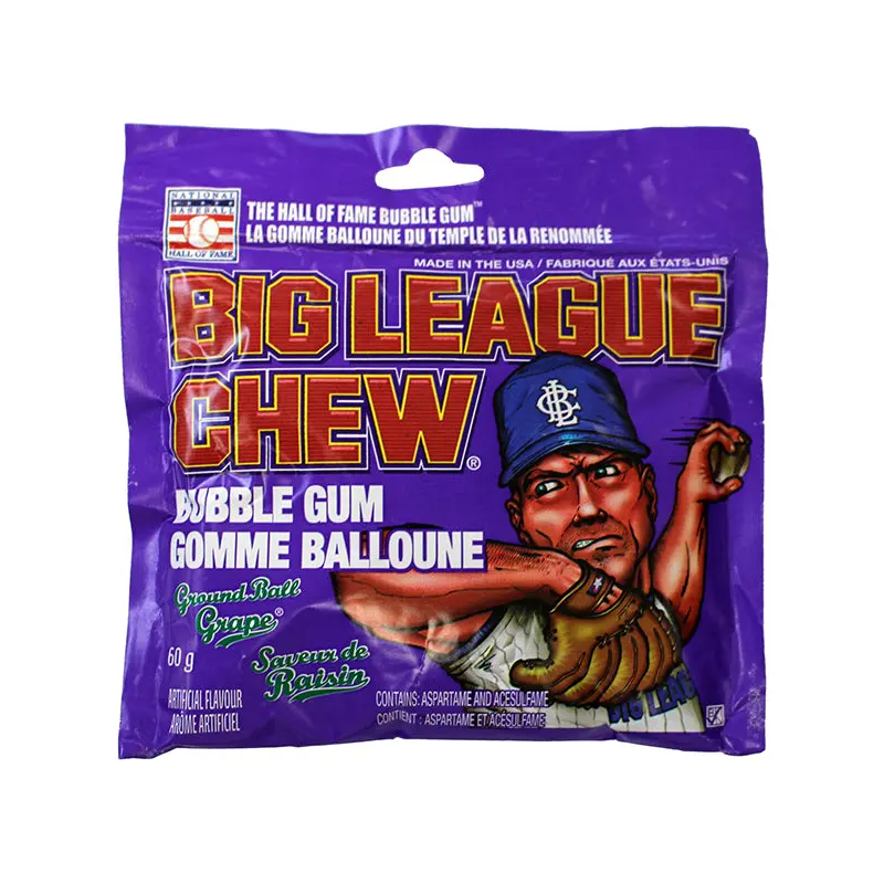 BIG LEAGUE - CHEW GRAPE 9x12x60GR