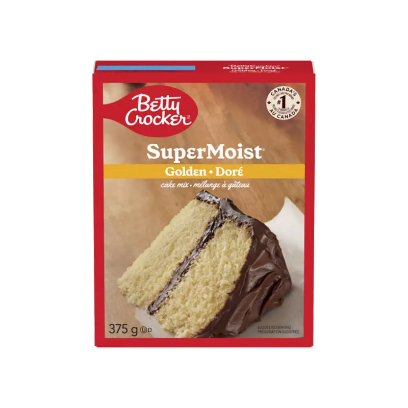 BETTY CROCKER - SUPER MOIST GOLDEN CAKE MIX 12x375 GR
