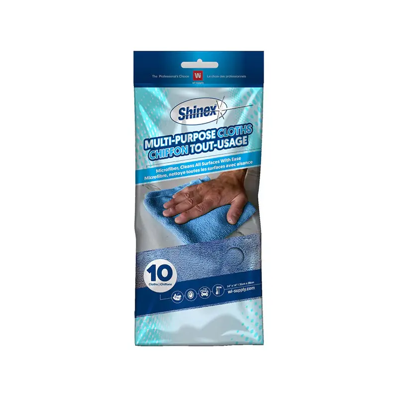 WIPECO - MICROFIBER BLUE 14X14 10x10 PK