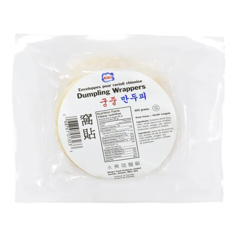 WINGS - DUMPLING WRAPPERS 400GR