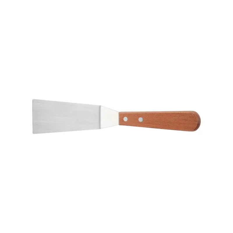 WINCO - OFFSET GRILL SPATULA WITH WOOD HANDLE EA