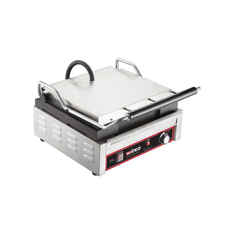 WINCO - PANINI GRILL SINGLE RIBBED PLATE 14IN