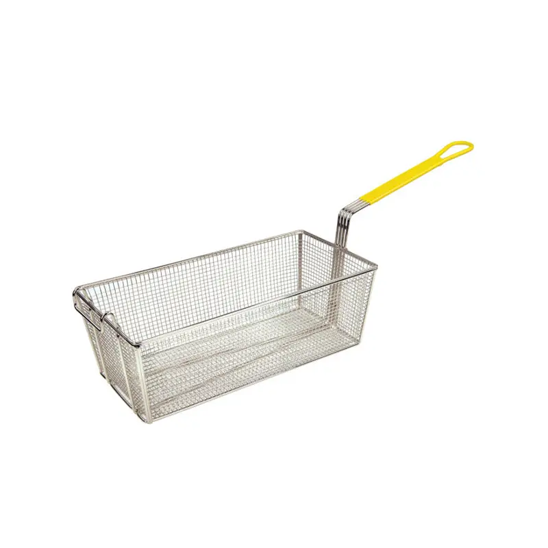 WINCO - FRY BASKET YLW 17x8.25.6IN 1EA