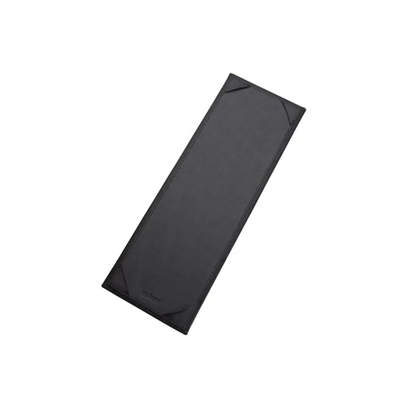 WINCO - 4 1/2"x14'' SINGLE VIEW MENU COVER BLACK 1EA