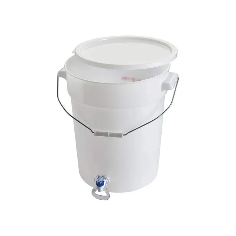 WINCO - 6GAL ROUND BEVERAGE DISPENSER WHITE 1EA