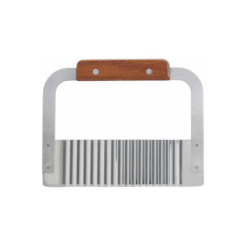 WINCO - 7" STAINLESS STEEL SERRATED W/WOODEN HDL 1EA