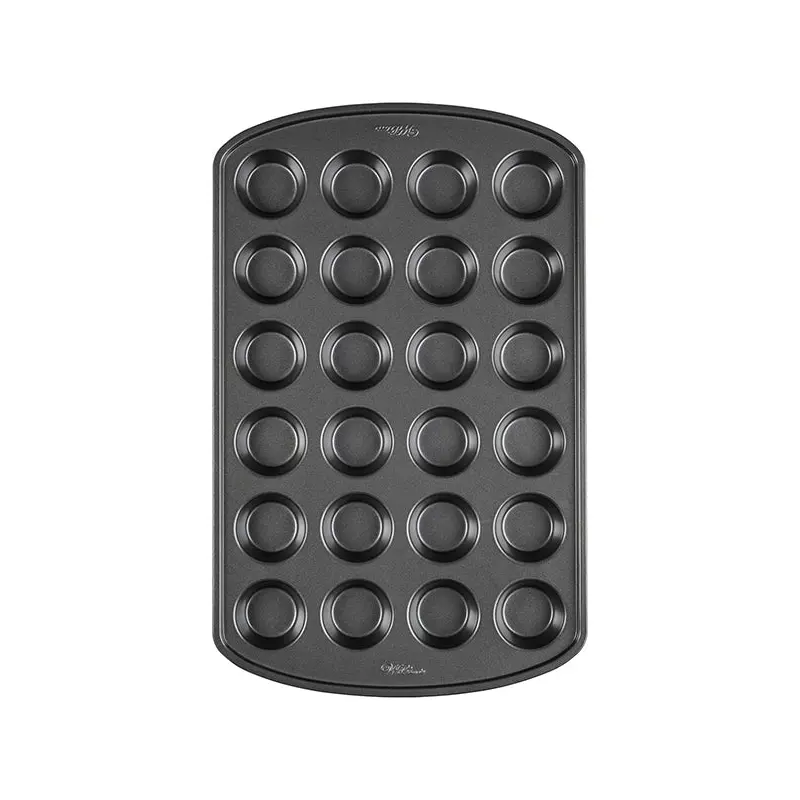 WILTON - PREMIUM NON-STICK MINI MUFFIN AND CUPCAKE 24-CAVITY 1 UN