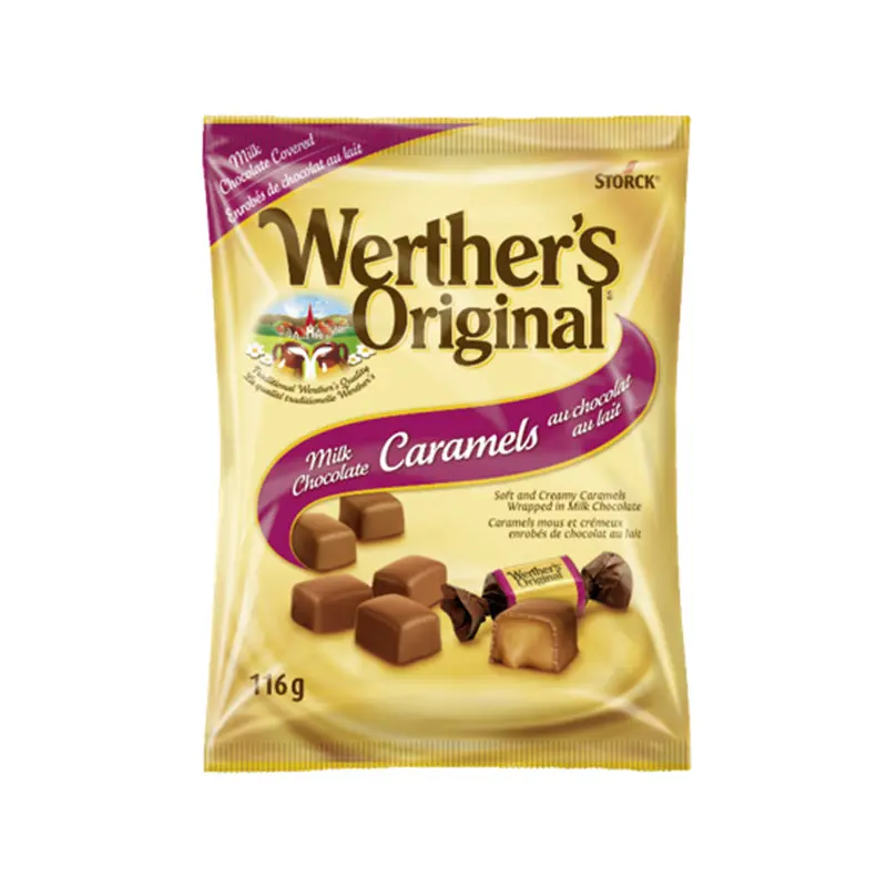 WERTHERS - ORIGINAL MILK CHOCOLATE CARAMEL 116GR