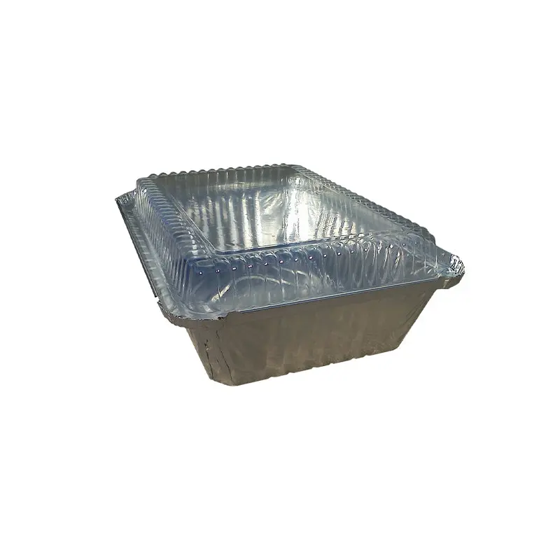 WESTERN PLASTICS - 4LB OBLONG FOIL CONTAINER DOME LIDS 250EA