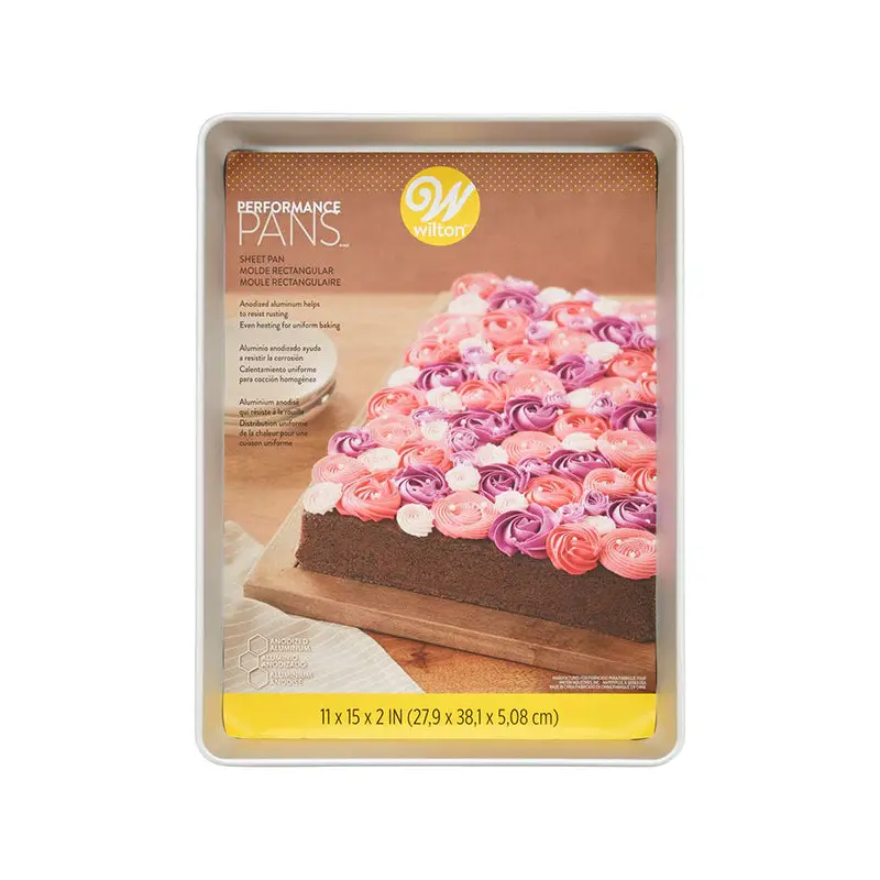 WILTON - BAKEWARE ALUMINUM BAKING SHEET 11x15x2IN 24x1 UN