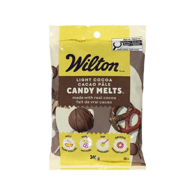 WILTON - CANDY MELTS LIGHT COCOA 340GR