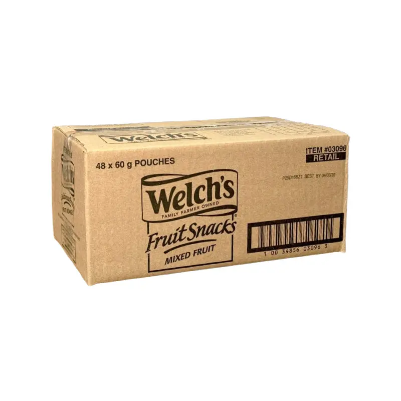 WELCH'S - MIXED FRUIT SNACKS 48x60 GR