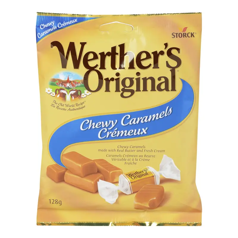 WERTHERS - ORIGINAL CHEWY CARAMELS 128GR