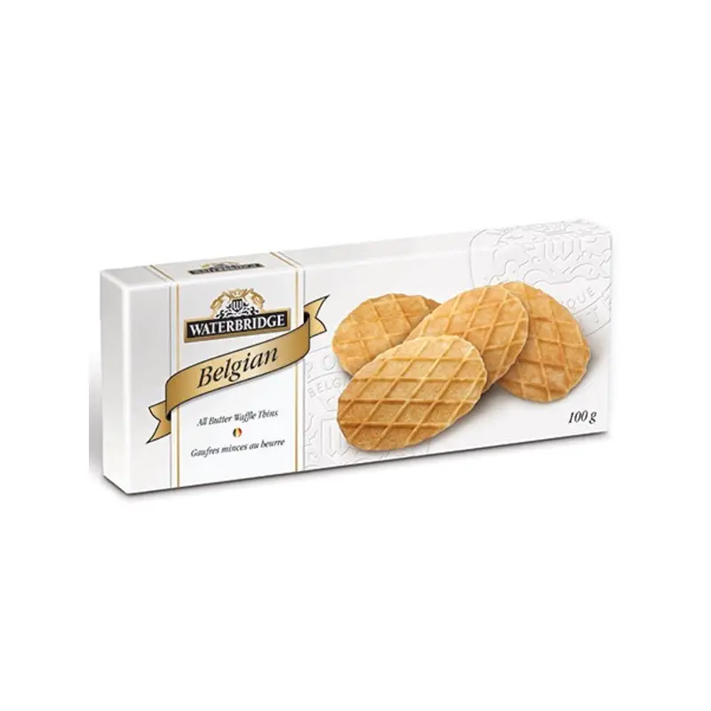 WATERBRIDGE - BELGIAN BUTTER WAFFLE THIN 16x100 GR