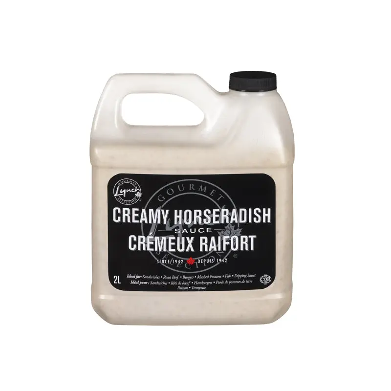 W.T. LYNCH - WT CREAMY HORSERADISH SAUCE 2x2 LT