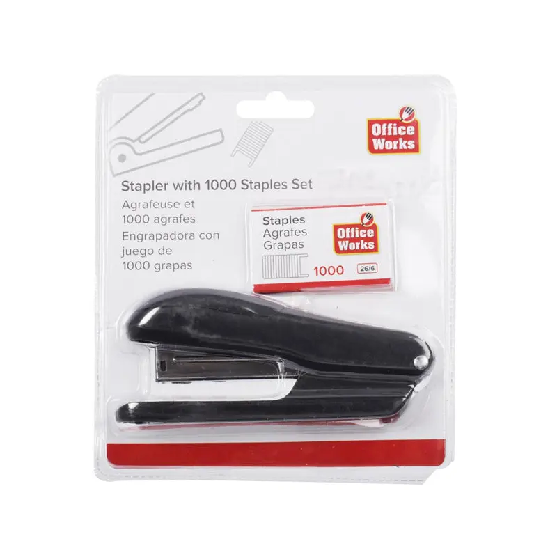 VLB - STAPLER AND STAPLES SET EA