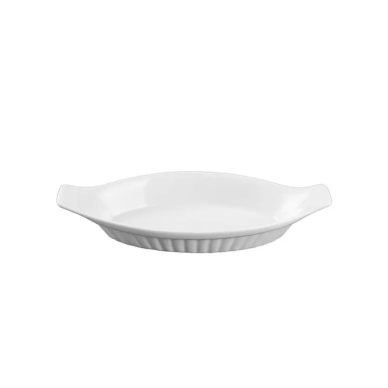 VITREX - OVAL GRATIN PLATES 11.5in 8x3 EA
