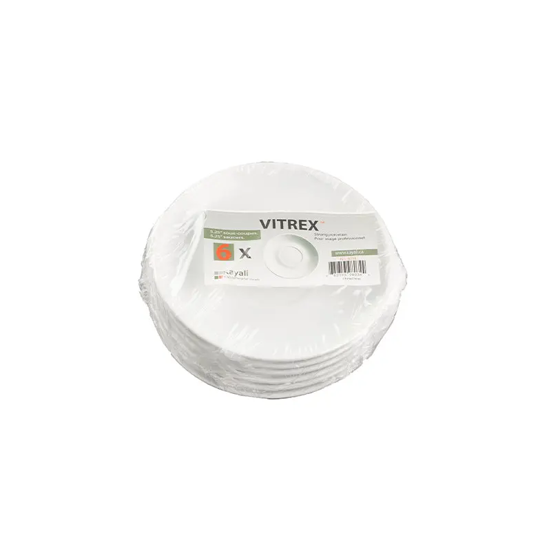 VITREX - SAUCERS FOR 8032 12x6 PK