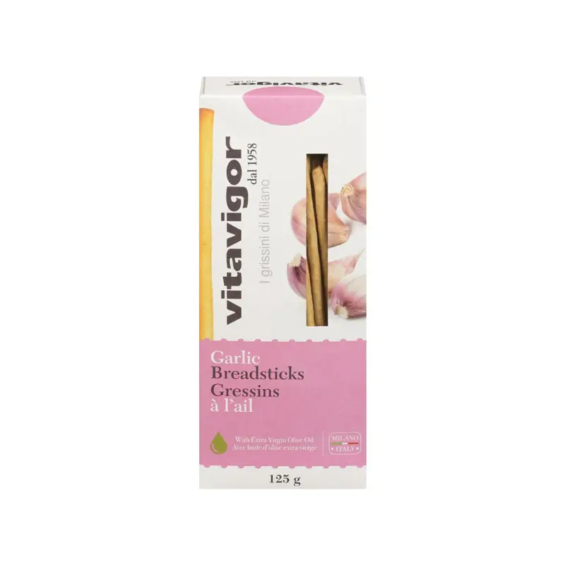 VITAVIGOR - BREADSTICKS GARLIC 125GR