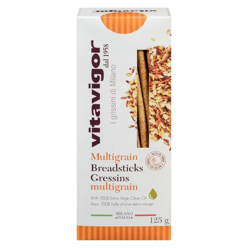VITAVIGOR - BREADSTICKS MULTIGRAIN 125GR