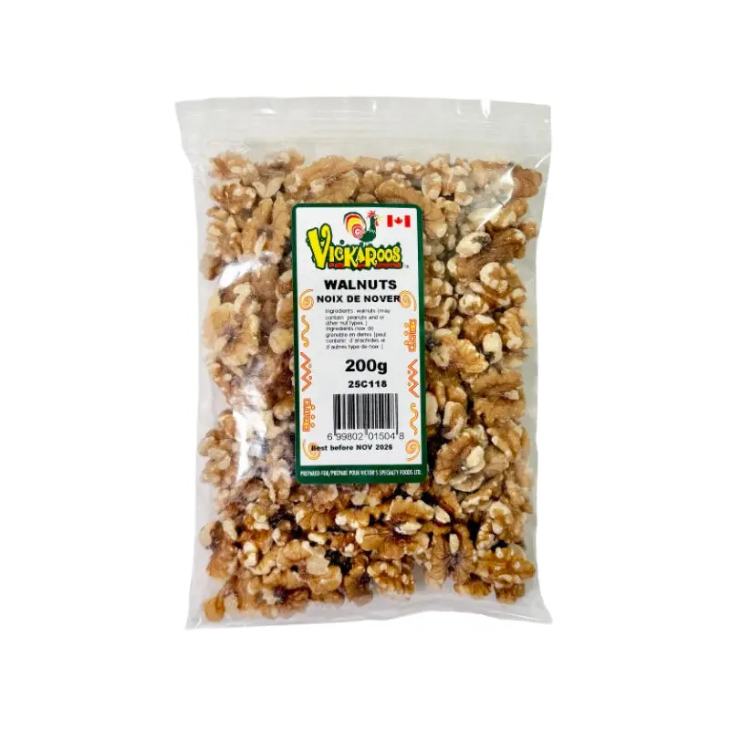 VICKAROOS - WALNUT HALVES 200GR