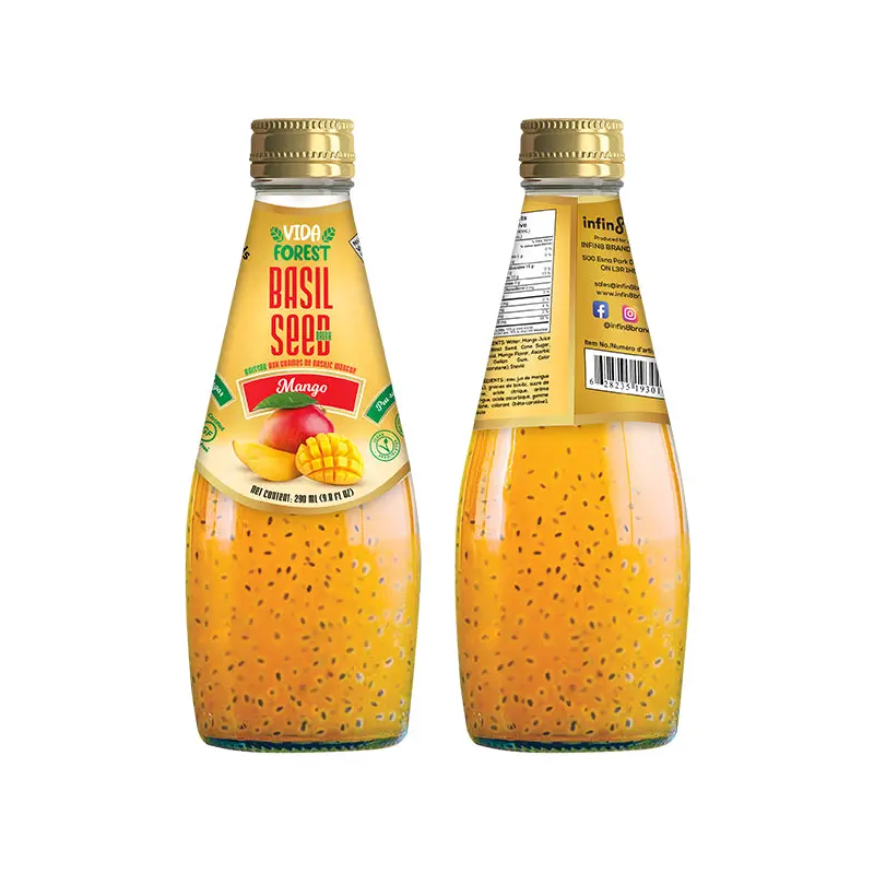 VIDA FOREST - BASIL SEED DRINK MANGO 290ML