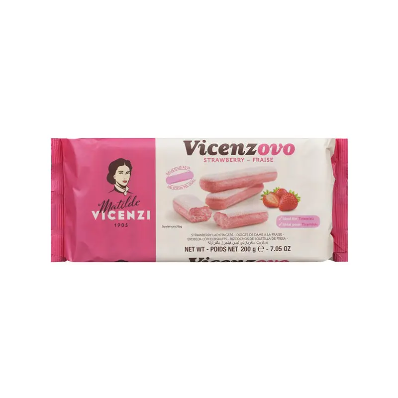 VICENZI - LADYFINGER STRAWBERRY 12x200 GR