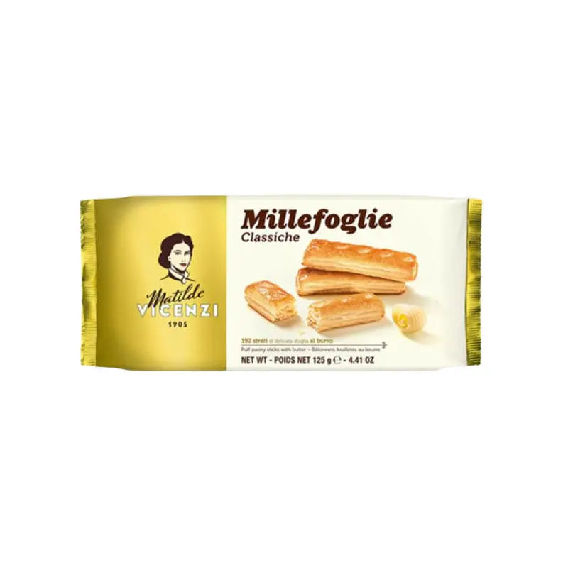 VICENZI - MINI MILLEFOGILE CLASSIC 125GR