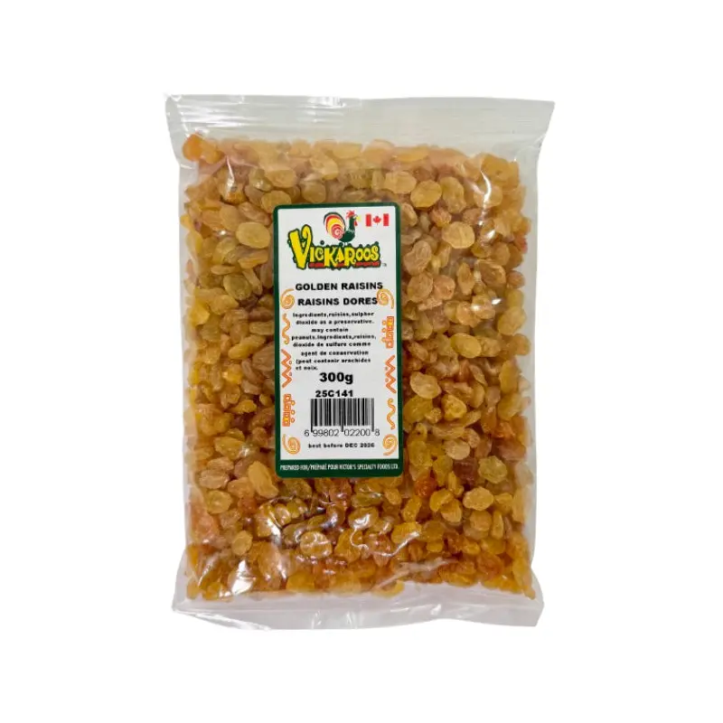 VICKAROOS - GOLDEN RAISINS 300GR