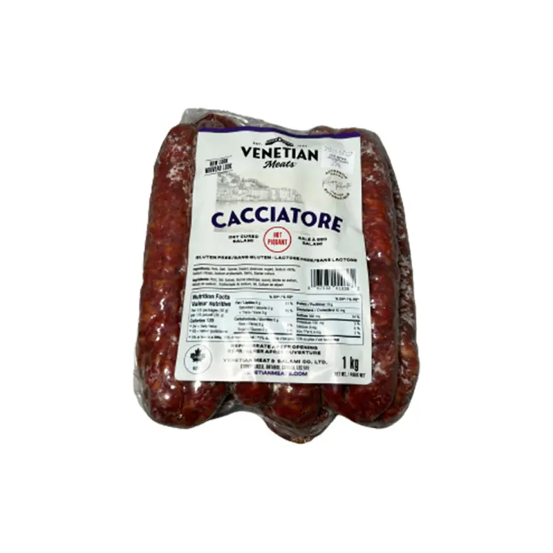 VENETIAN MEATS - CACCIATORE SAUSAGE BULK MILD PER KG