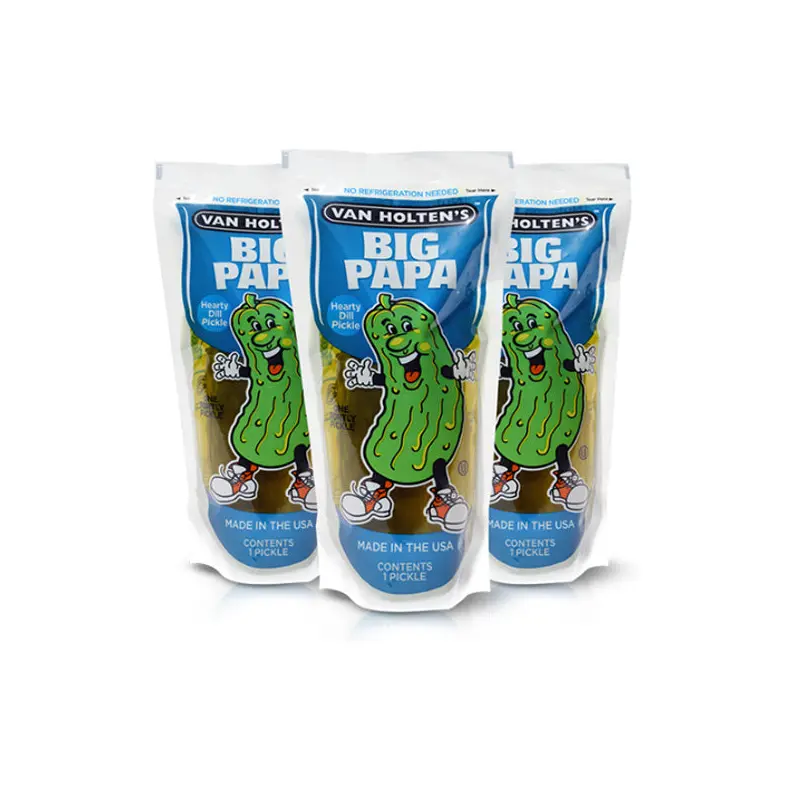 VAN HOLTEN'S - BIG PAPA JUMBO PICKLES IN POUCH 28 GR