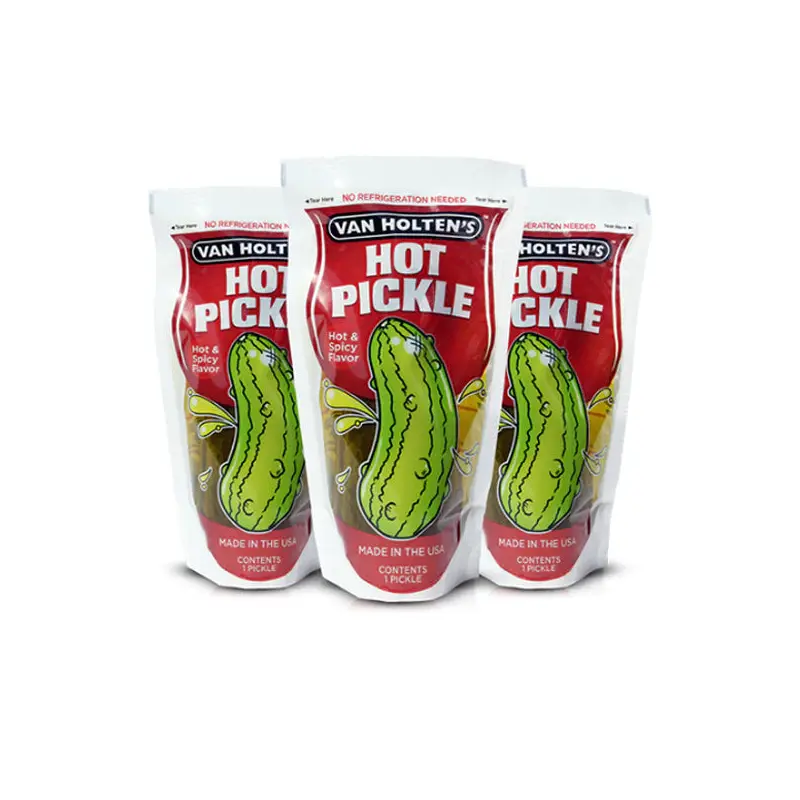 VAN HOLTENS - JUMBO HOT POUCHED PICKLE 12x5 OZ