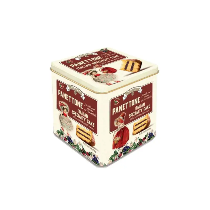 VALENTINO - PANETTONE TIN FILLED CHOCOLATE CREAM 500GR
