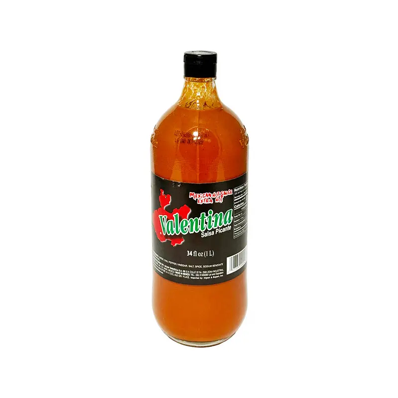 VALENTINA - BLACK MEXICAN EXTRA HOT SAUCE 12x1 LT