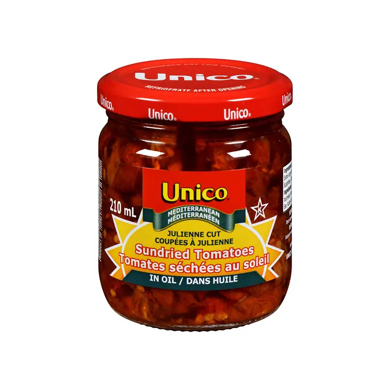 UNICO - SUNDRIED JULIENNE CUT TOMATOES 210ML