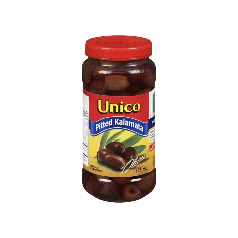 UNICO - PITTED KALAMATA OLIVES 375ML