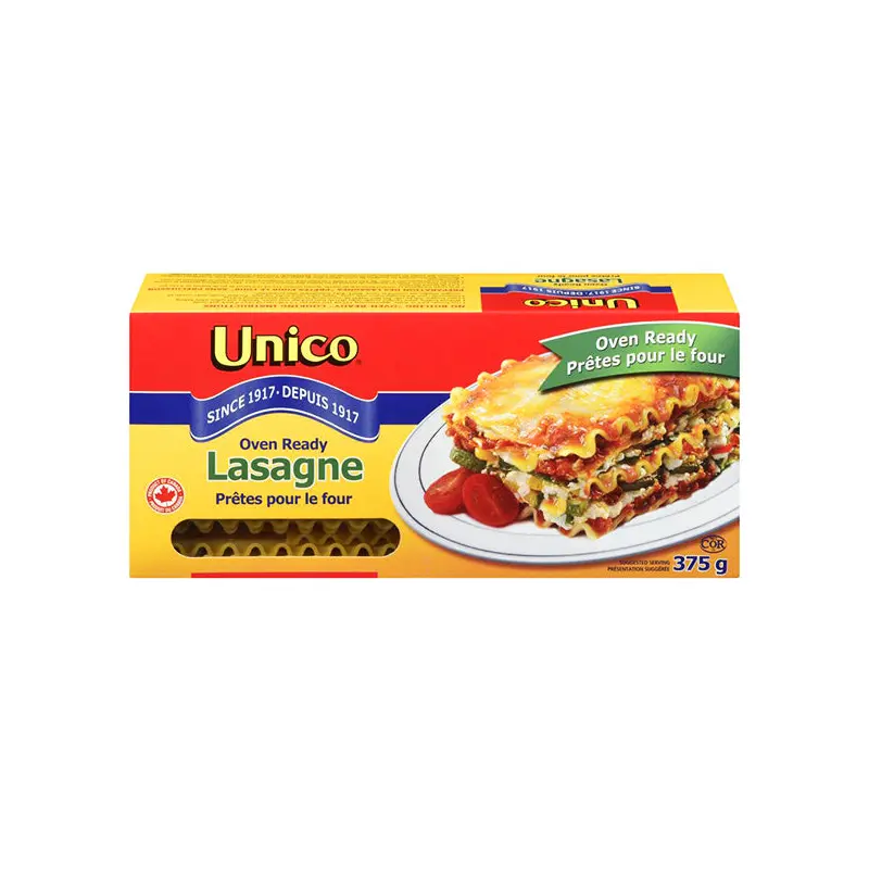UNICO - LASAGNA OVEN READY 12x375 GR